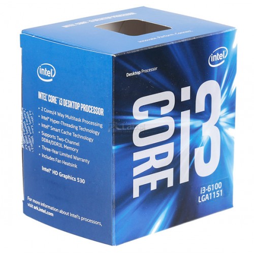 Intel® Core™ i3-6100 Processor 3M Cache, 3.70 GHz | SẢN PHẨM