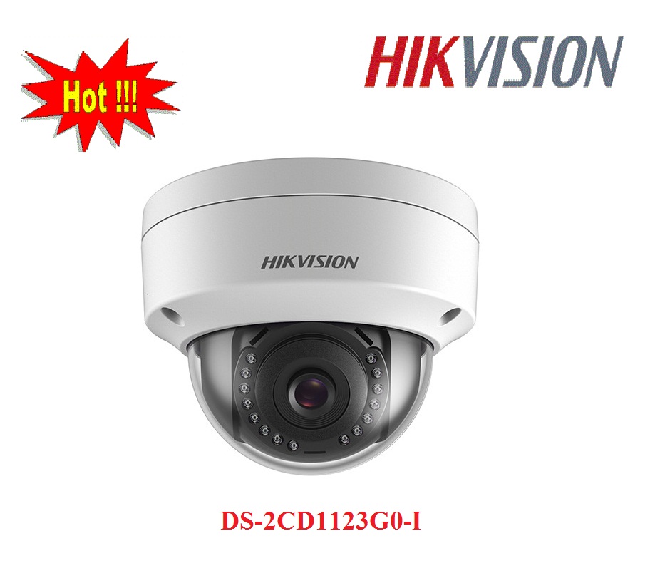 CAMERA IP DOME DS-2CD1123G0-I 2MP